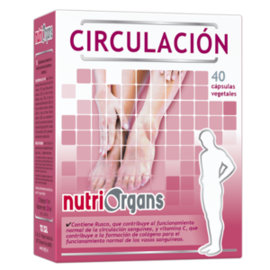 circulacion 40 capsulas nutriorgnas