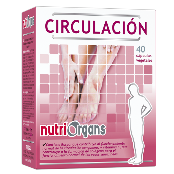 circulacion 40 capsulas nutriorgnas