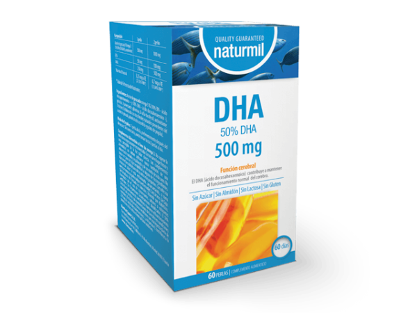 DHA 500mg 60 perlas naturmil