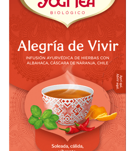 alegria de vivir yogi tea