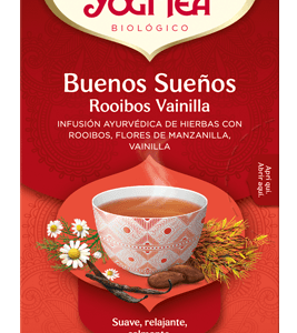 buenos sueños rooibos vainilla yogi tea