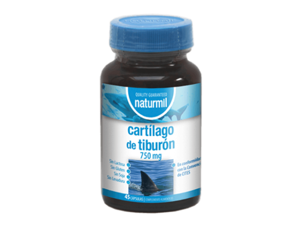 cartilago de tiburon 750mg 45 capsulas naturmil.