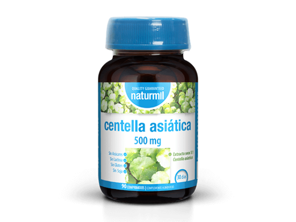 centella asiatica 500mg 90 comprimidos naturmi