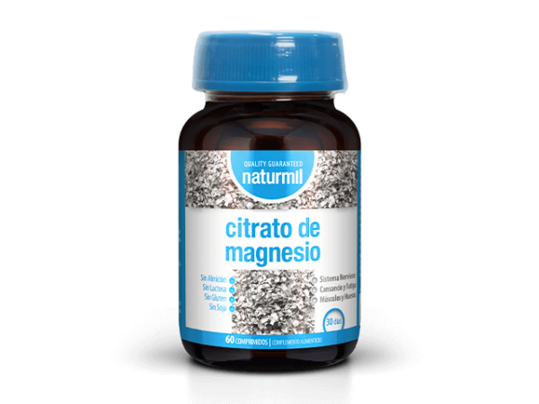 citrato de magnesio 60 comprimidos naturmil