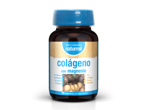 colageno con magnesio 90 comprimidos naturmil.