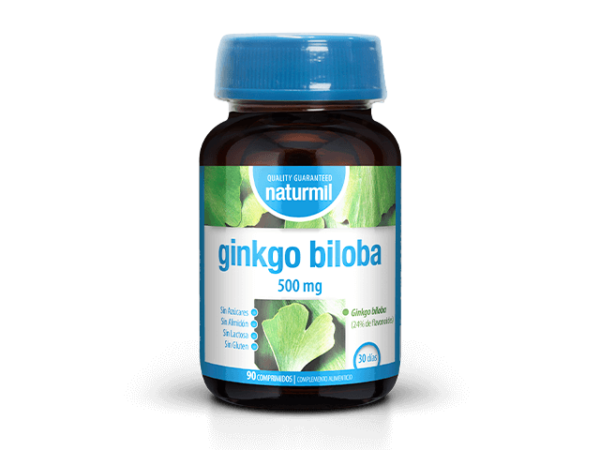 ginkgo biloba 500mg 90 comprimidos naturmil