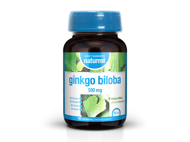 ginkgo biloba 500mg 90 comprimidos naturmil