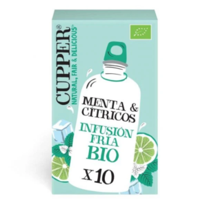 infusion fria menta y citricos cupper