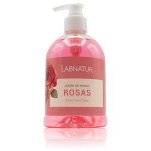 jabon de manos rosas labnatur