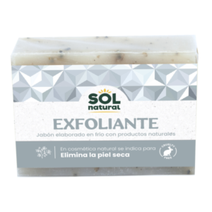 jabon natural exfoliante sol natural.