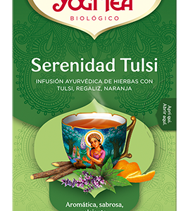 serenidad tulsi yogi tea.