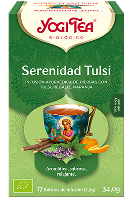 serenidad tulsi yogi tea.