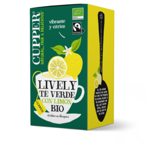 te verde con llimon infusion cupper