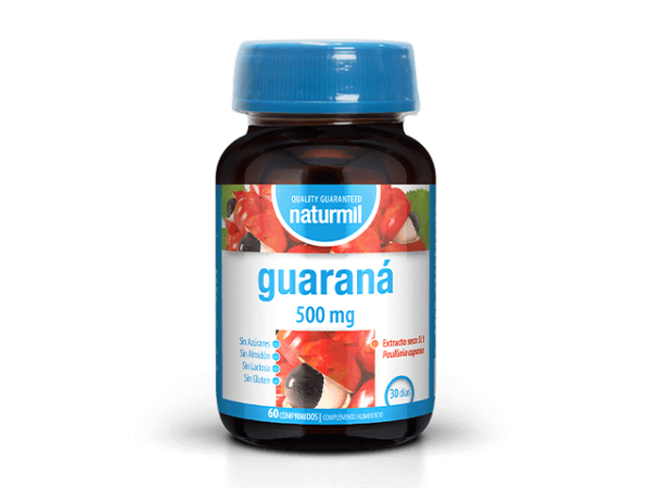 guarana 500mg 60 comprimidos naturmil.