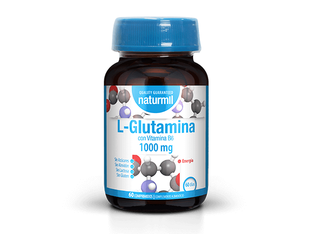 l glutamina 1000mg 60 comprimidos naturmil.