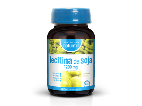 lecitina de soja 1200mg 90 perlas naturmil.