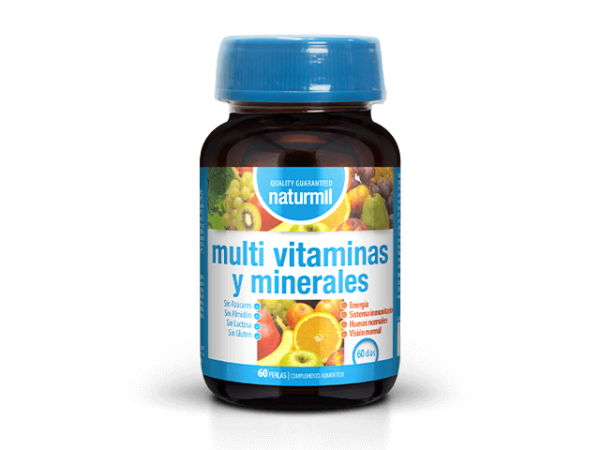 multi vitaminas y minerales 60 perlas naturmil.