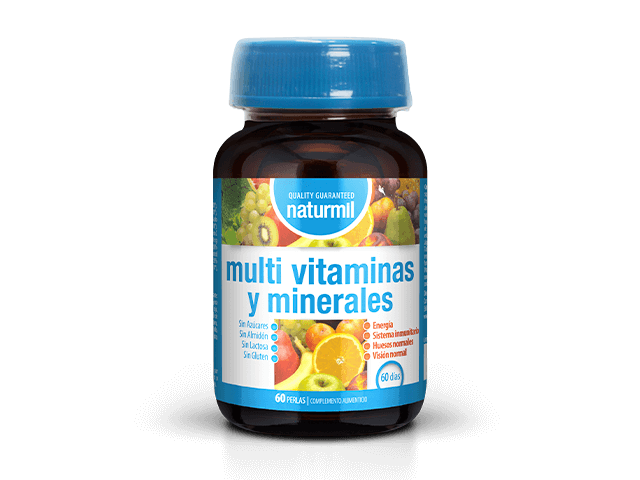 multi vitaminas y minerales 60 perlas naturmil.