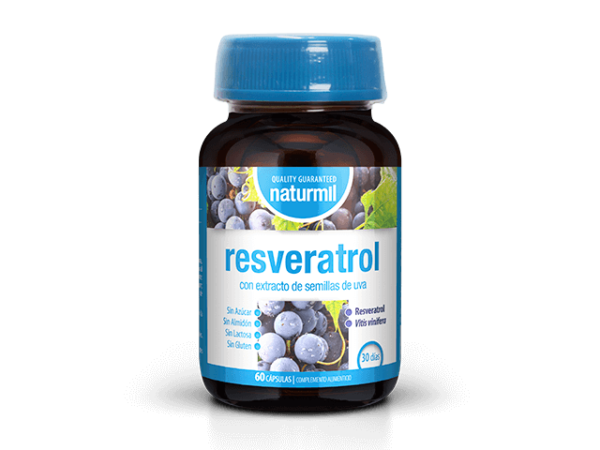 resveratrol 60 capsulas naturmil.