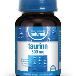 taurina 60 capsulas vegetales naturmil.p