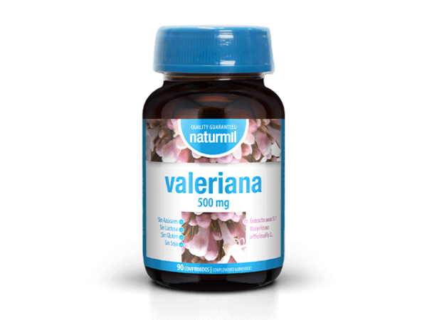 valeriana 500mg 90 comprimidos naturmil