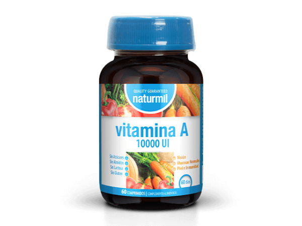 vitamina A 1000UI 60 comprimidos naturmil.