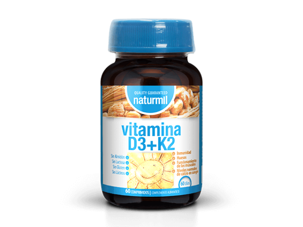 vitamina d3k2 60 comprimidos naturmil.