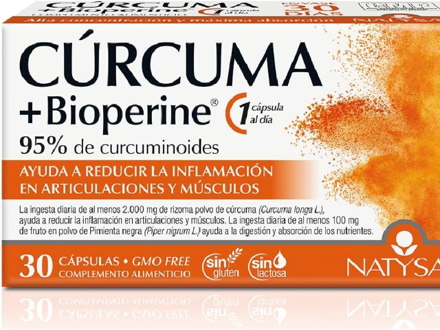 curcuma jengibre pimienta natysal