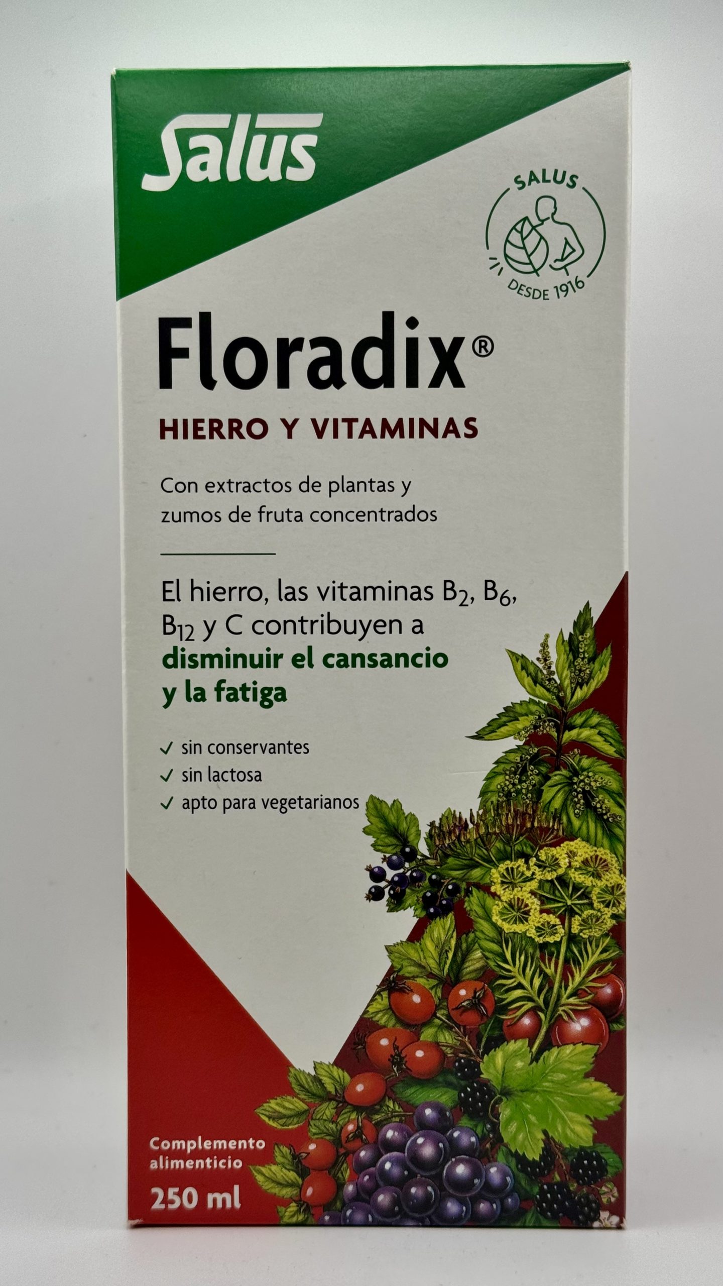 Floradix – Hierro y vitaminas – 250ml
