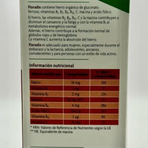 Floradix - 84 comprimidos - Salus - Imagen 3